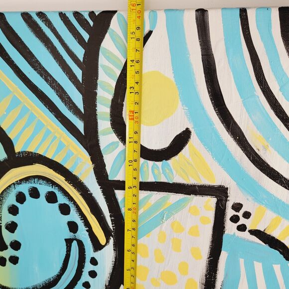 Original Painting Canvas Abstract art Design Floating Atmosphere Set of 3 Modern - Picture 13 of 15